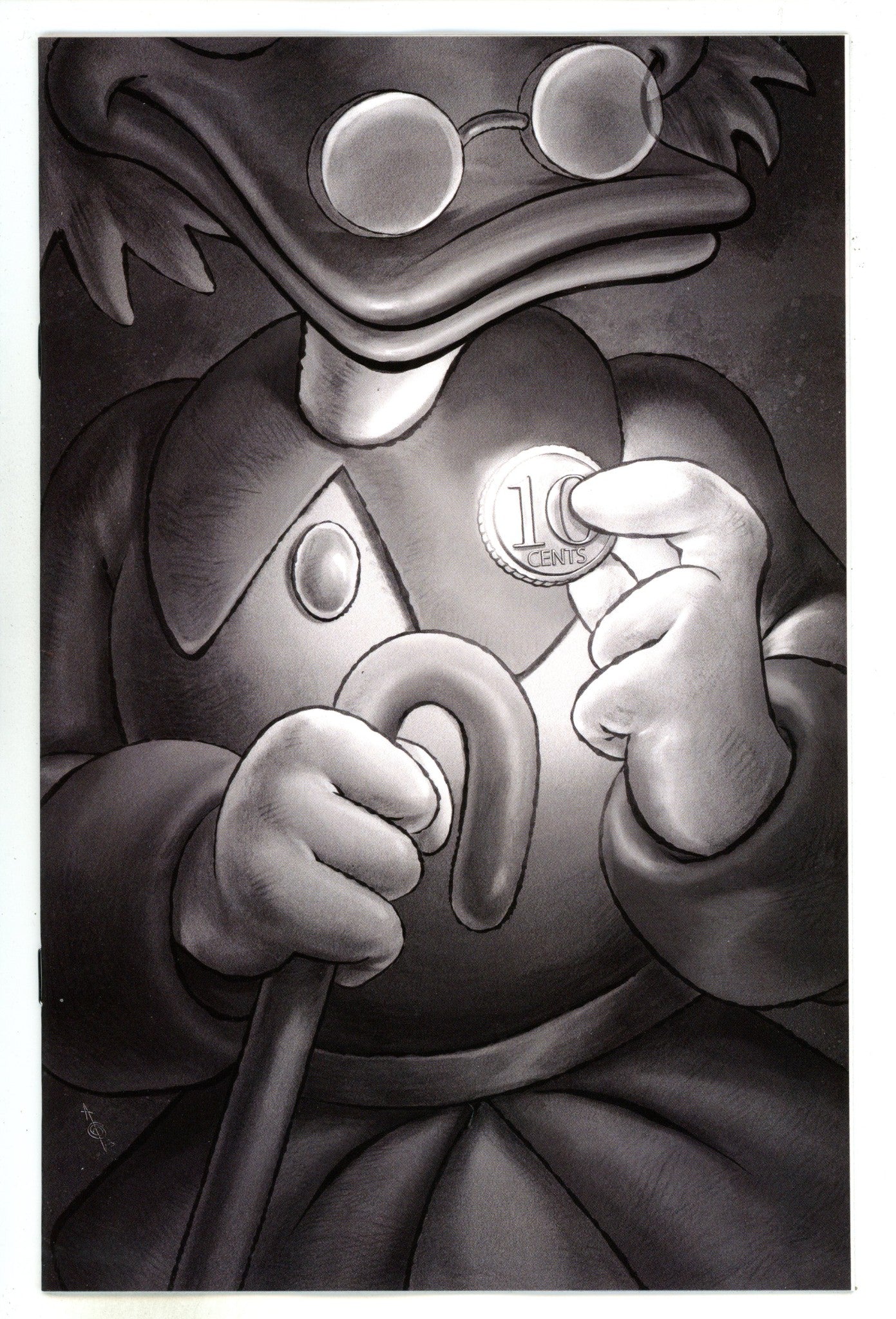 Ducktales 1 Quah B&W Virgin Incentive Variant NM- (2024)