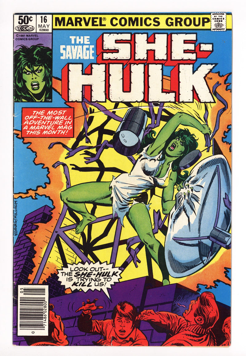 The Savage She-Hulk 16 Mid Grade (1981) Newsstand 
