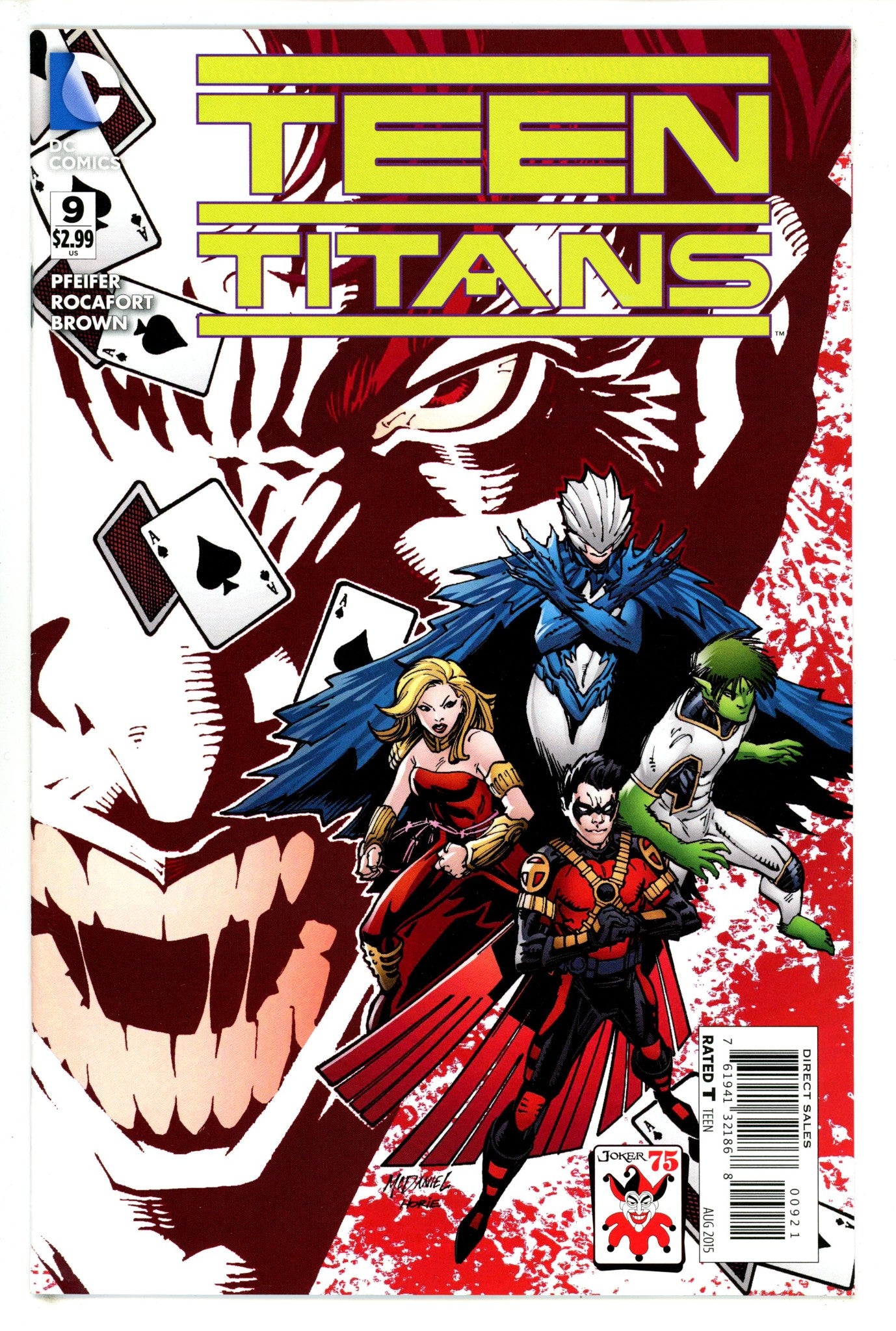 Teen Titans Vol 5 9 Mcdaniel Variant (2015)