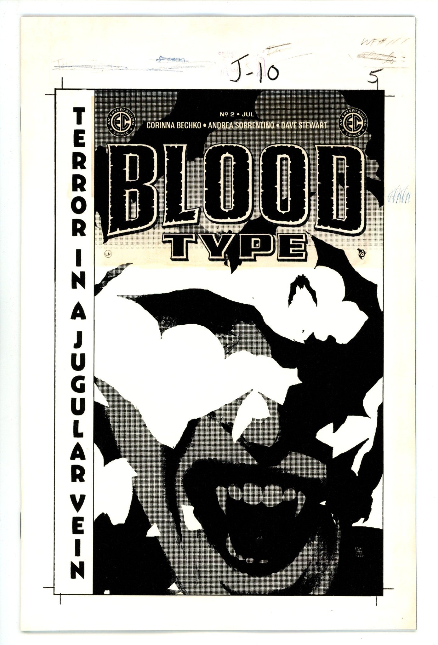 EC Blood Type 2 Sorrentino B&W Incentive Variant NM (2025)