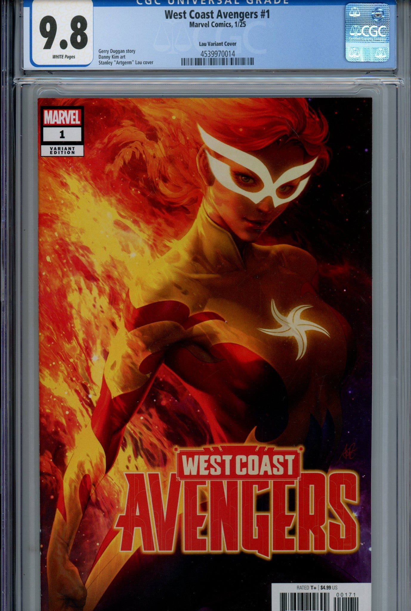 West Coast Avengers Vol 4 1 CGC 9.8 (NM/M) (2025) Artgerm Variant 