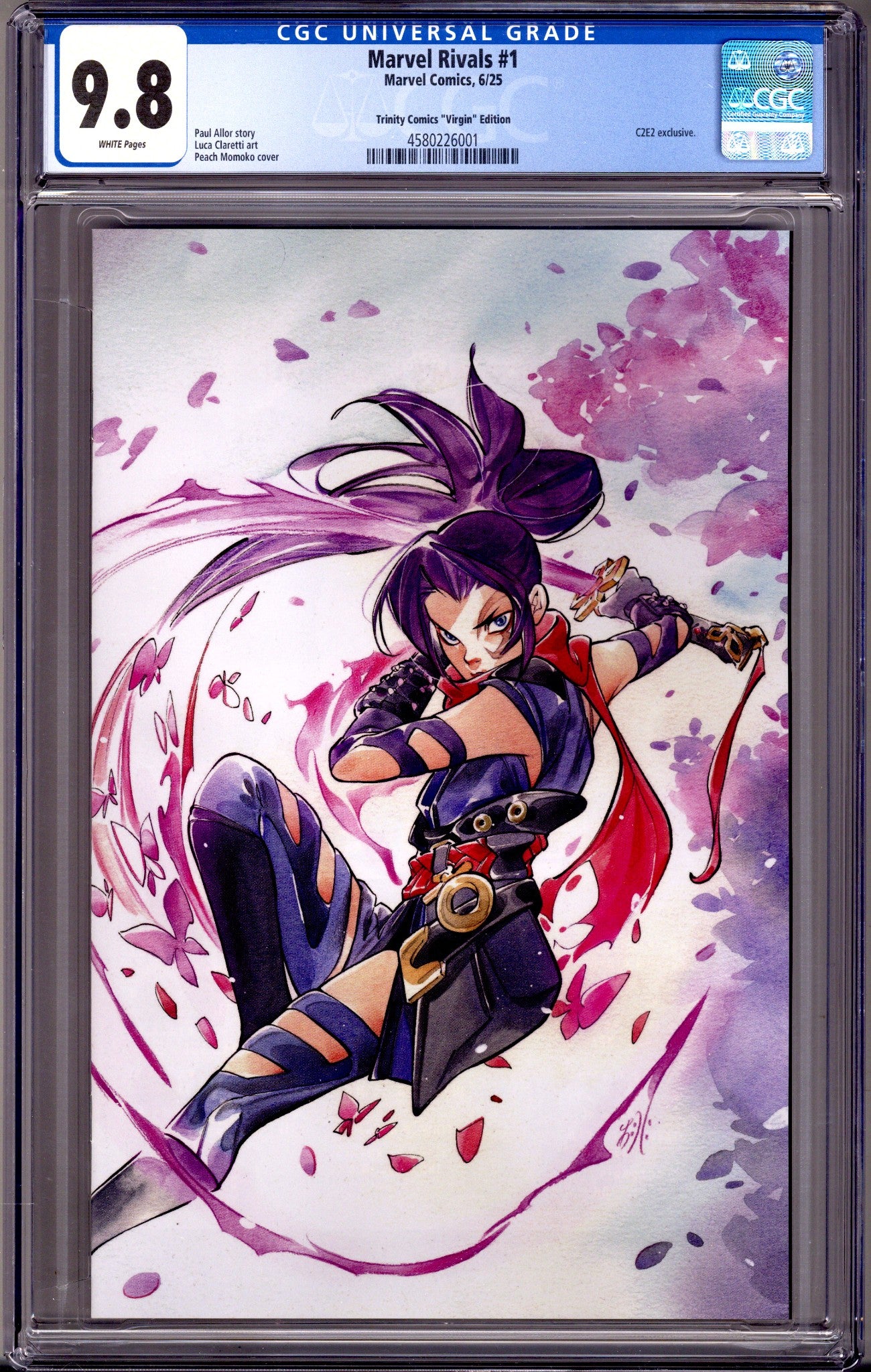 Marvel Rivals 1 CGC 9.8 (NM/M) (2025) Momoko Virgin Exclusive Variant 