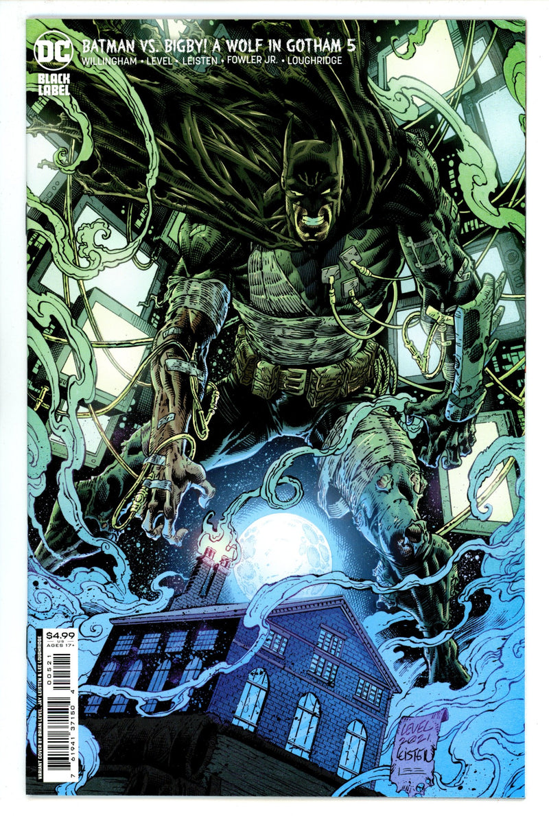 Batman vs. Bigby! A Wolf in Gotham 5 High Grade (2022) Level Variant 