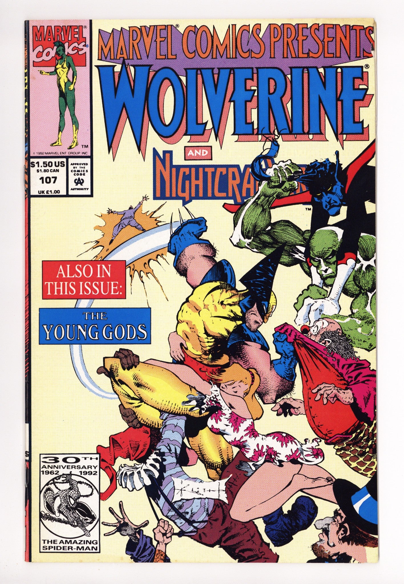 Marvel Comics Presents Vol 1 107 Mid Grade (1992) 