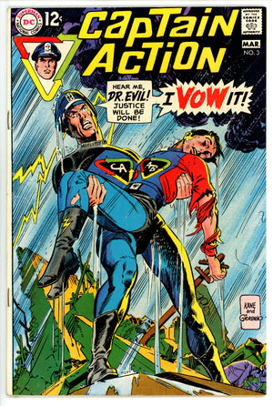 Captain Action 3 VG/FN (5.0) (1969)