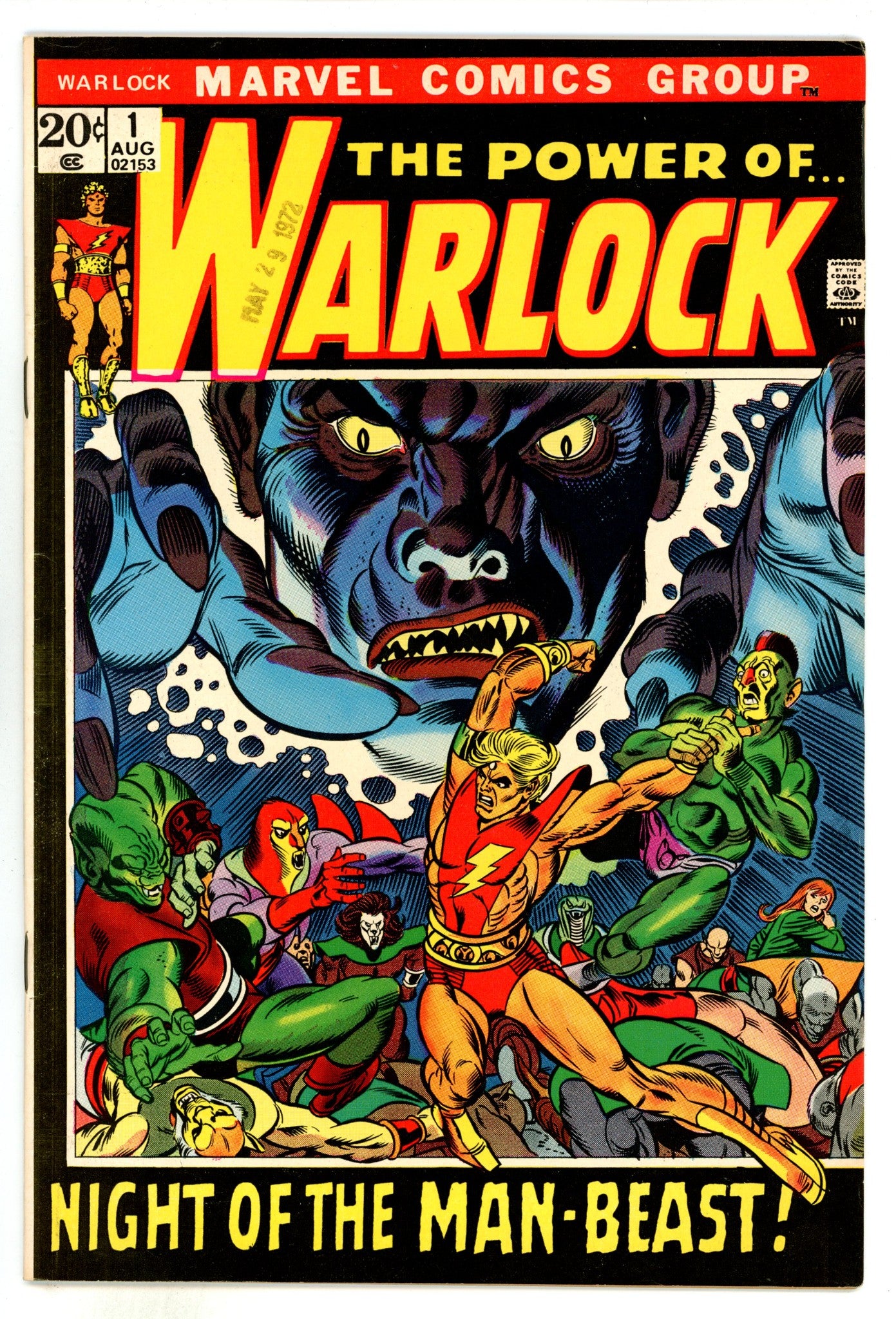 Warlock Vol 1 1 FN/VF (7.0) (1972) 