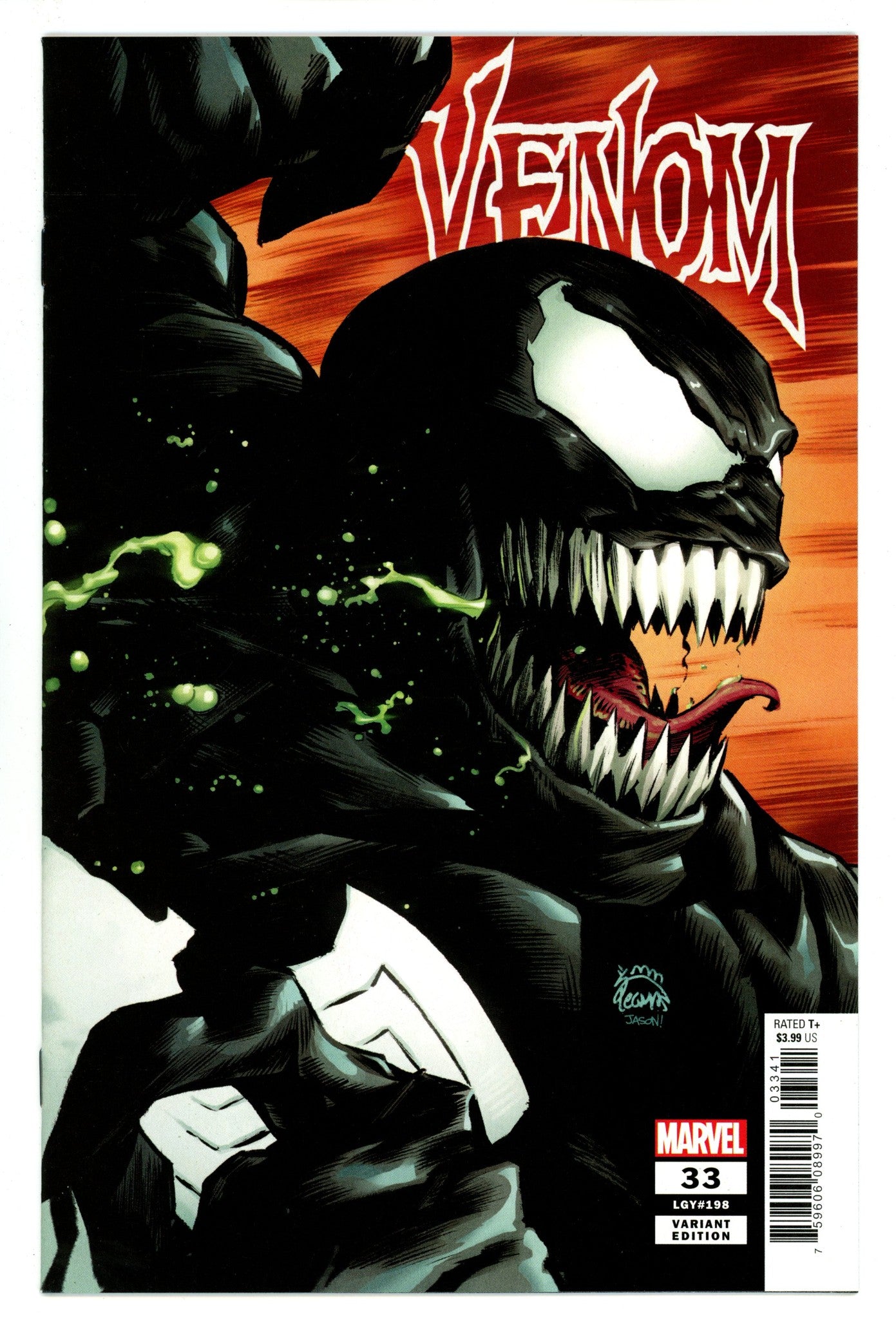 Venom Vol 4 33 (198)  High Grade   (2021) Stegman     Variant  