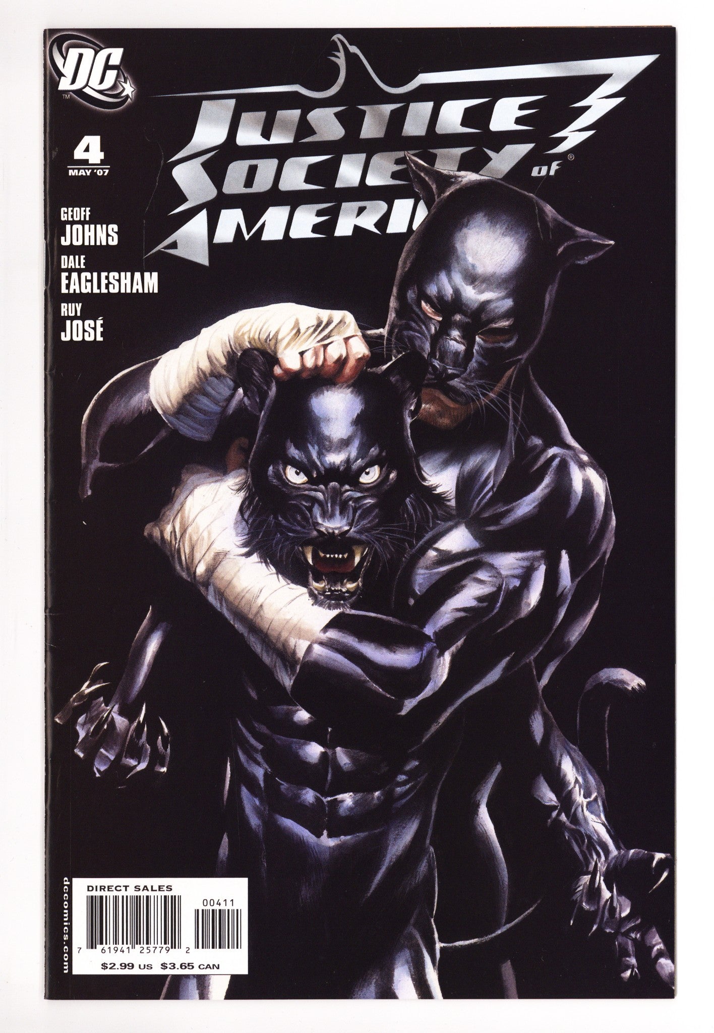 Justice Society of America Vol 1 4 Mid Grade (2007) 