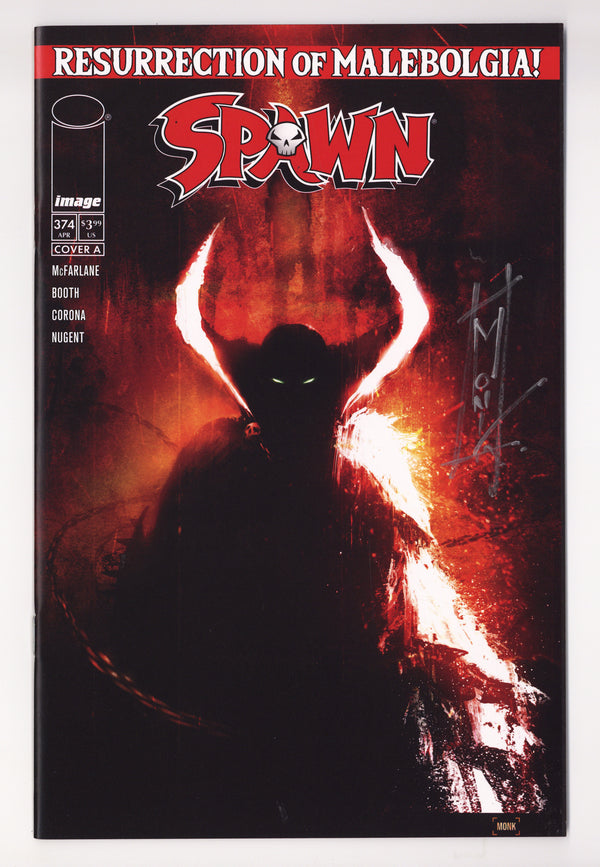 Spawn   374  NM (9.4)   (2026)        Signed x1 Cover Jeff Monk