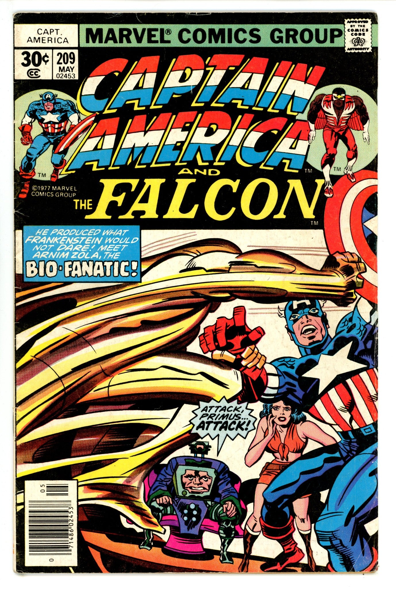 Captain America Vol 1 209 VG- (1977)