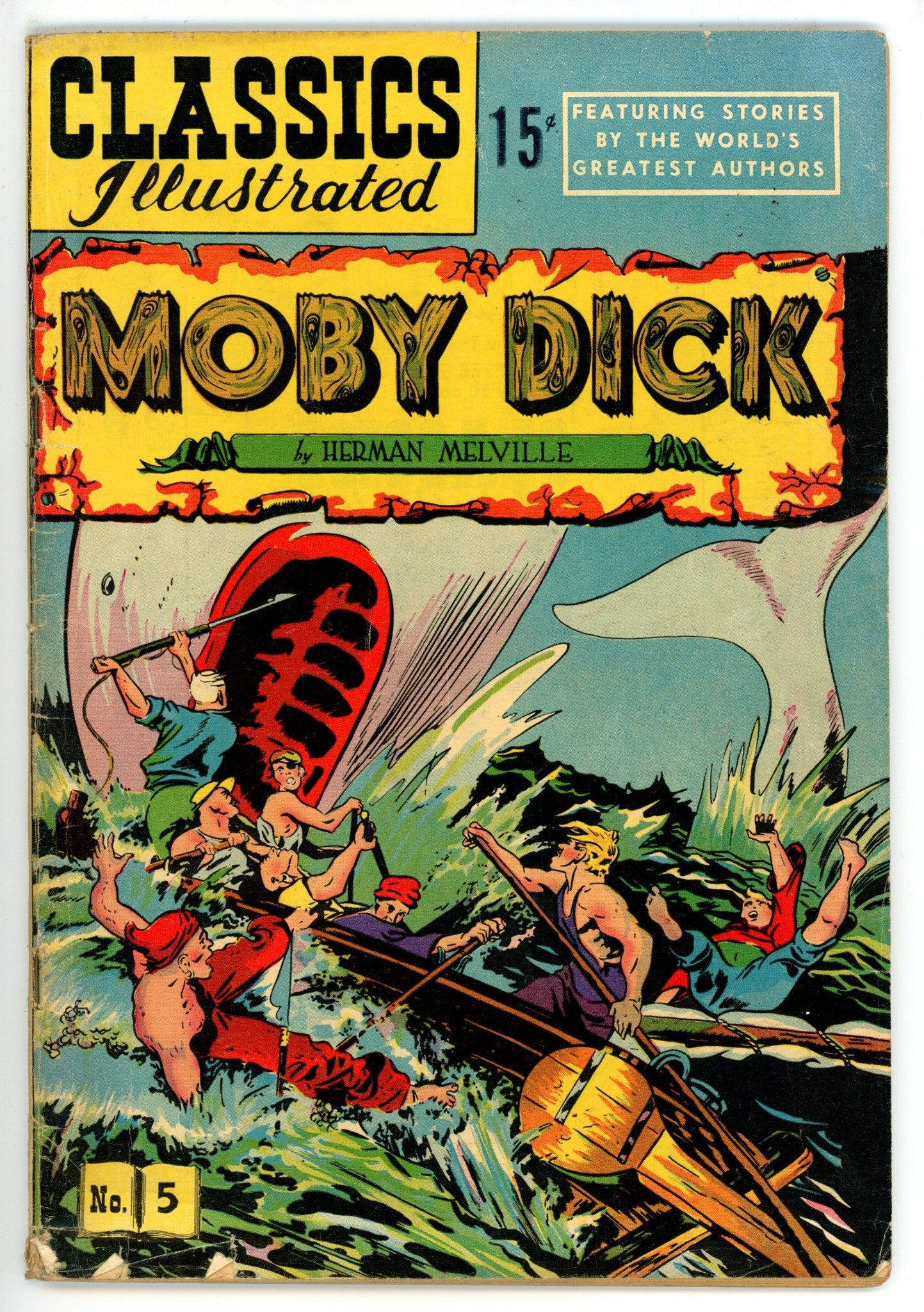 Classics Illustrated: Moby Dick 5 Hrn 71 VG+ (1950)