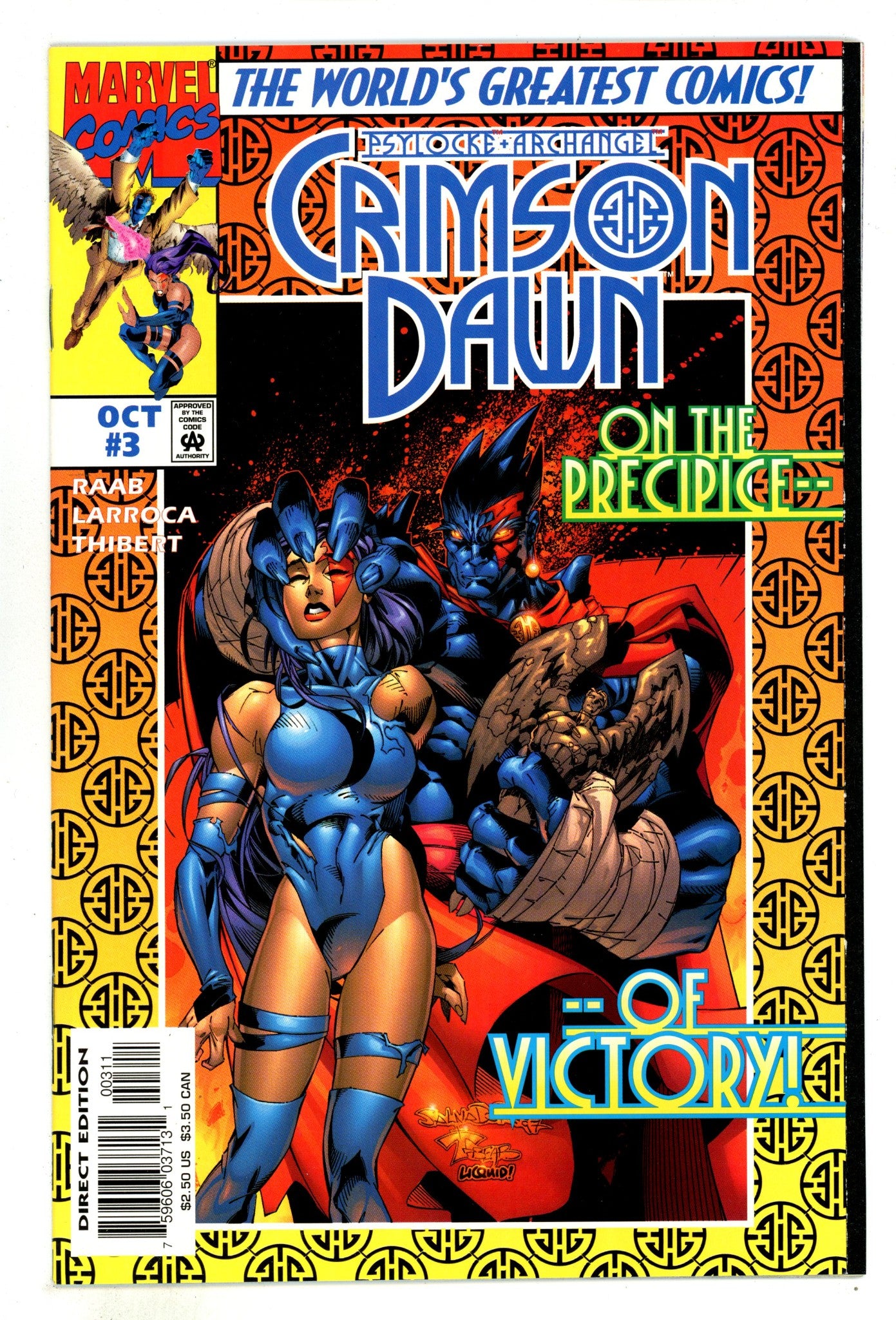 Psylocke & Archangel Crimson Dawn 3 High Grade (1997) 
