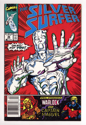 Silver Surfer Vol 3 36 High Grade (1990) Newsstand
