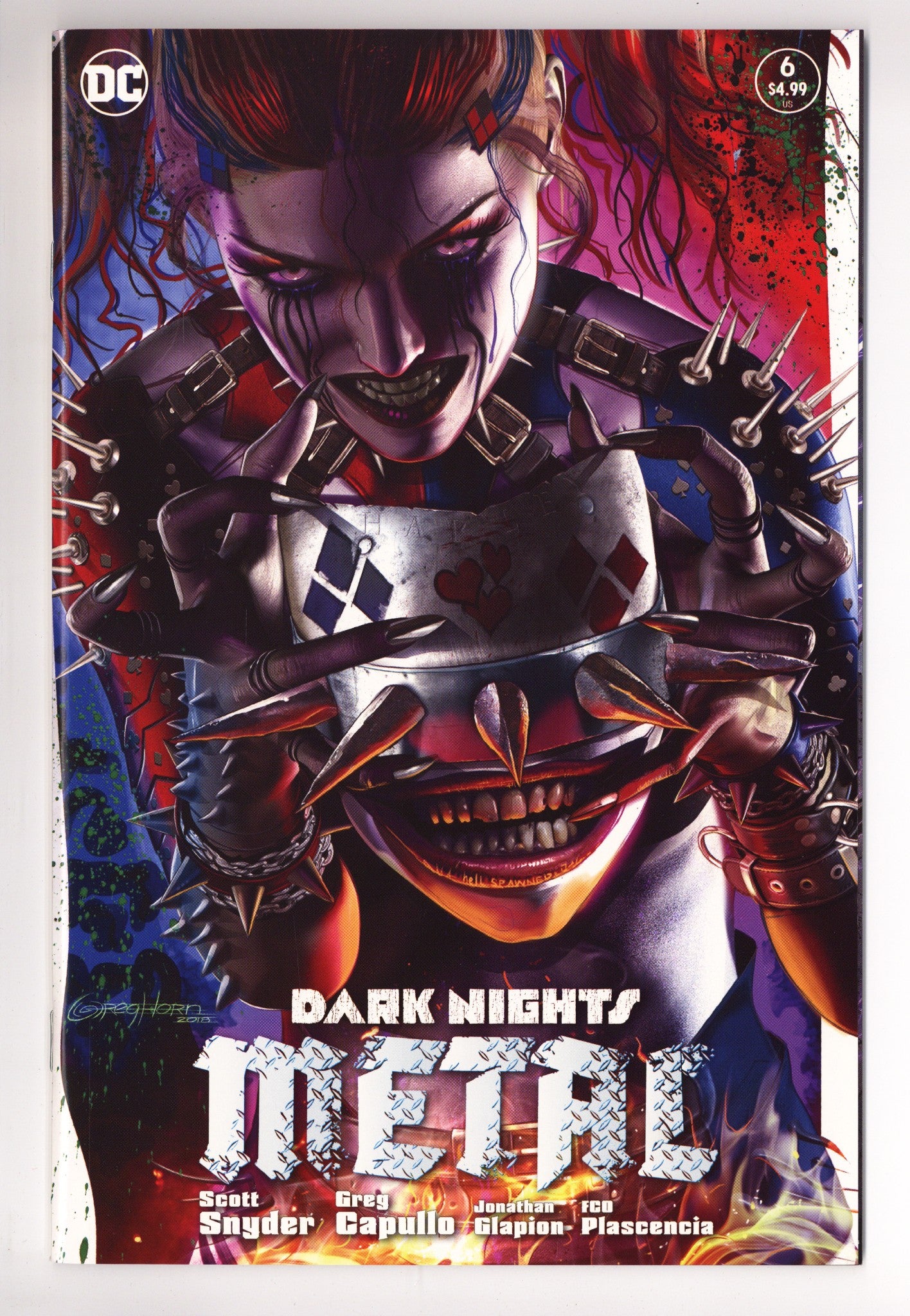 Dark Nights: Metal 6 VF/NM (9.0) (2018) Horn Exclusive Variant 