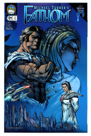 Michael Turner's Fathom Vol 3 4 High Grade (2009) Garza Variant