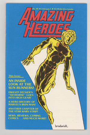 Amazing Heroes 40 Mid Grade (1984) 
