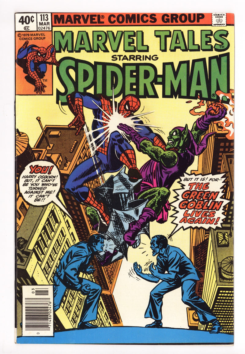 Marvel Tales Vol 2 113 High Grade (1980) Newsstand 