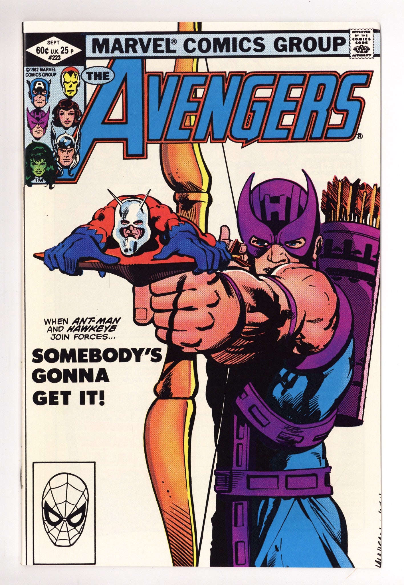 The Avengers Vol 1 223 VF (8.0) (1982) 
