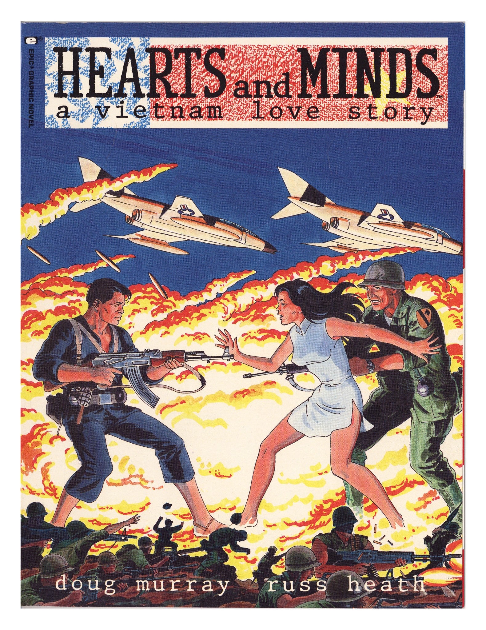 Epic Graphic Novel: Hearts and Minds [nn] Low Grade (1990) 