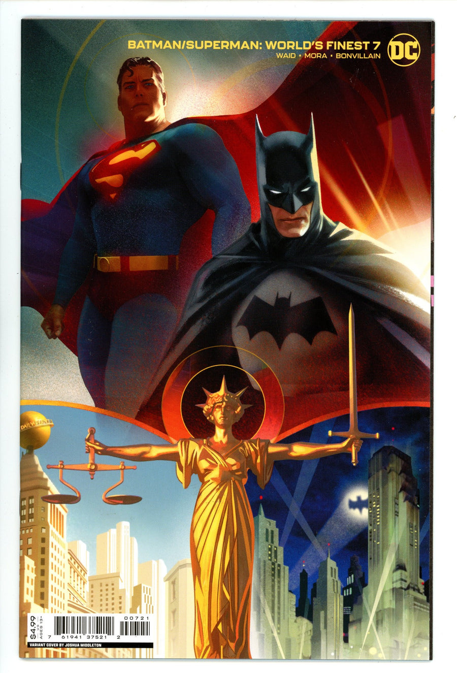 Batman / Superman: World's Finest Vol 2 7 High Grade (2022) Middleton Variant