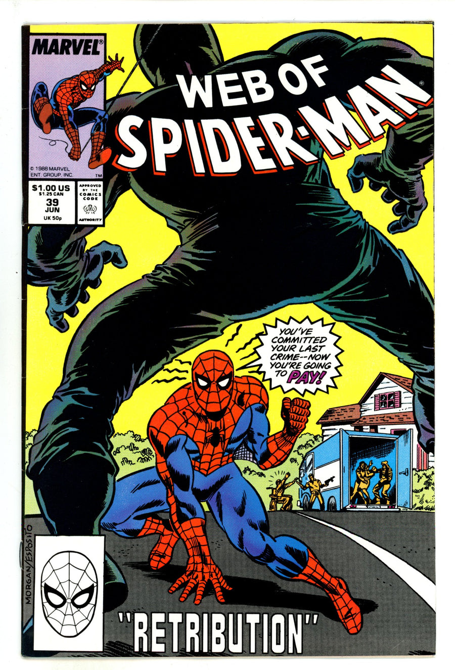 Web of Spider-Man Vol 1 39 Mid Grade (1988) 