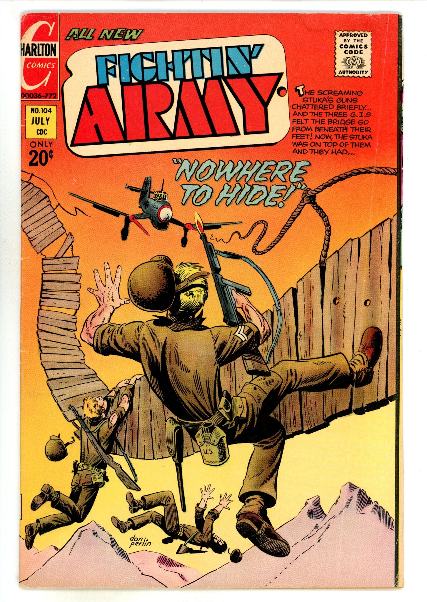 Fightin' Army 104 VG/FN (5.0) (1972) 