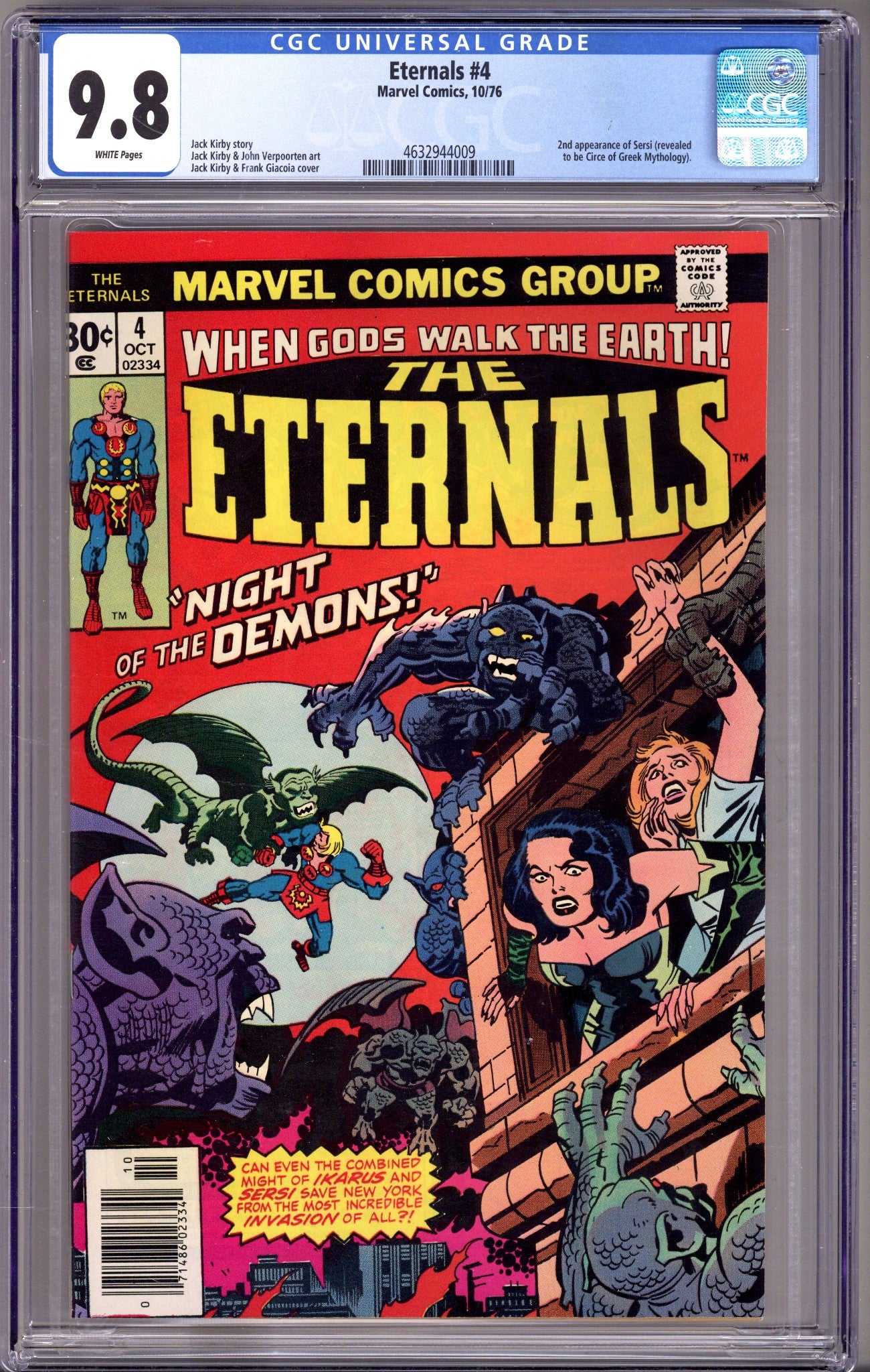 The Eternals Vol 1 4 CGC 9.8 (NM/M) (1976) 
