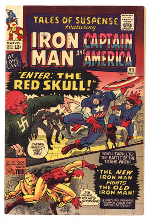 Tales of Suspense Vol 1 65 VG+ (4.5) (1965)