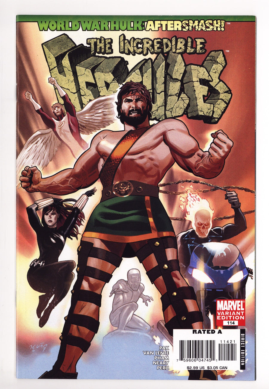 Incredible Hercules 114 High Grade (2008) Acuna Variant 
