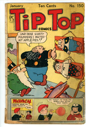 Tip Top Comics 150 Centerfold Missing (1949) 