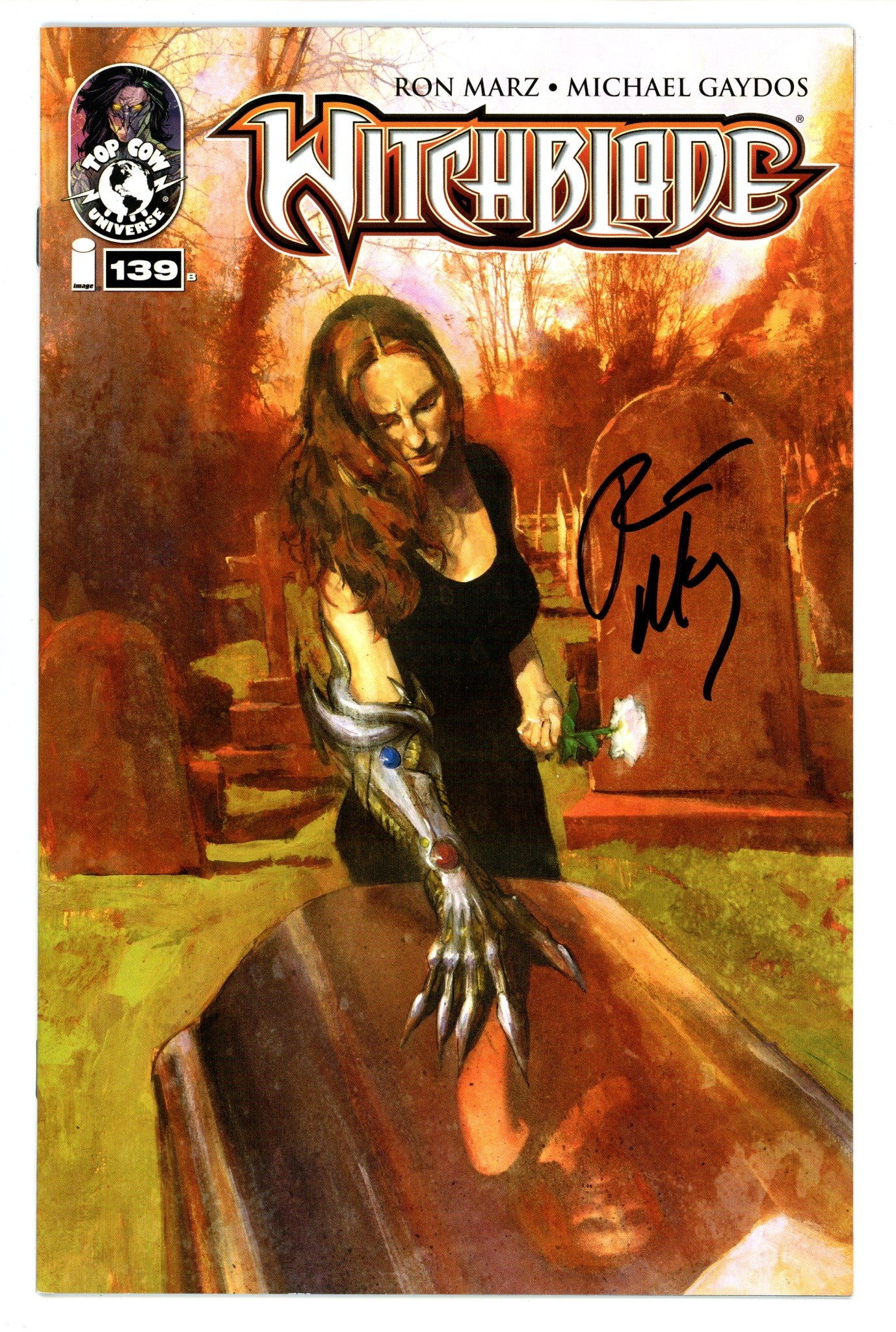 Witchblade Vol 1 139 VF+ (8.5) (2010) Gaydos Variant Signed x1 Cover Ron Marz 