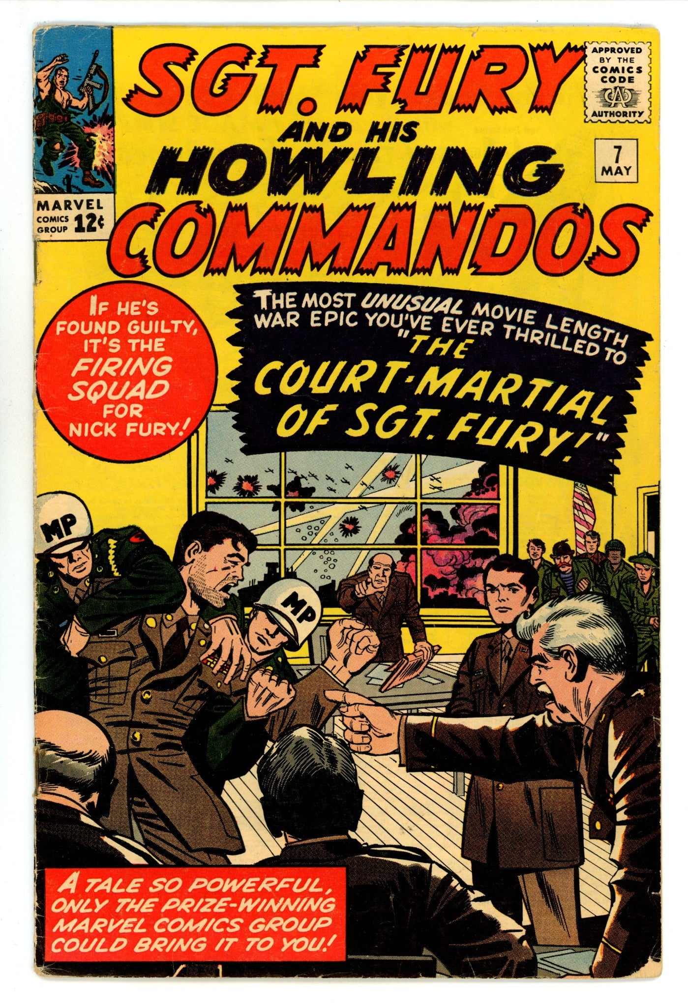 Sgt. Fury 7 VG+ (4.5) (1964) 