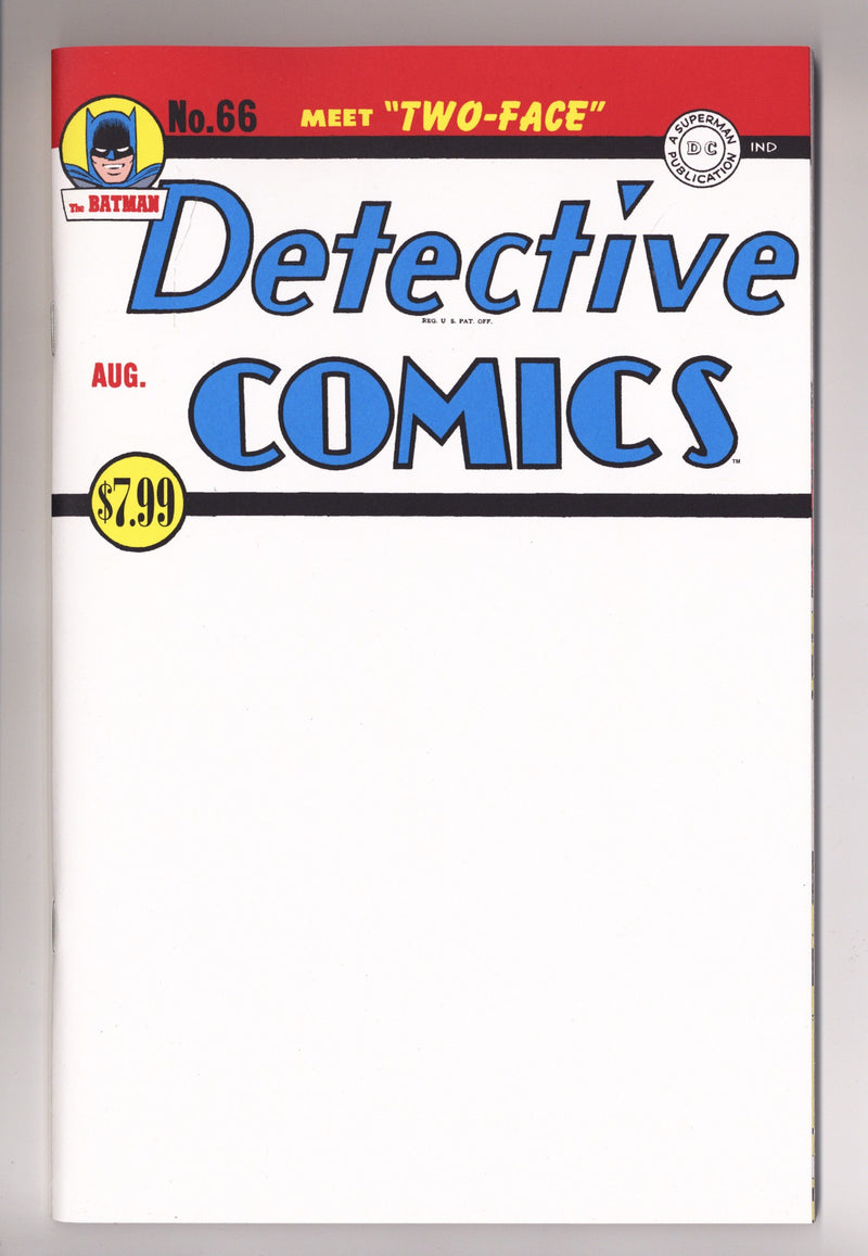 Detective Comics Vol 1 66 Facsimile Blank Variant (2025)