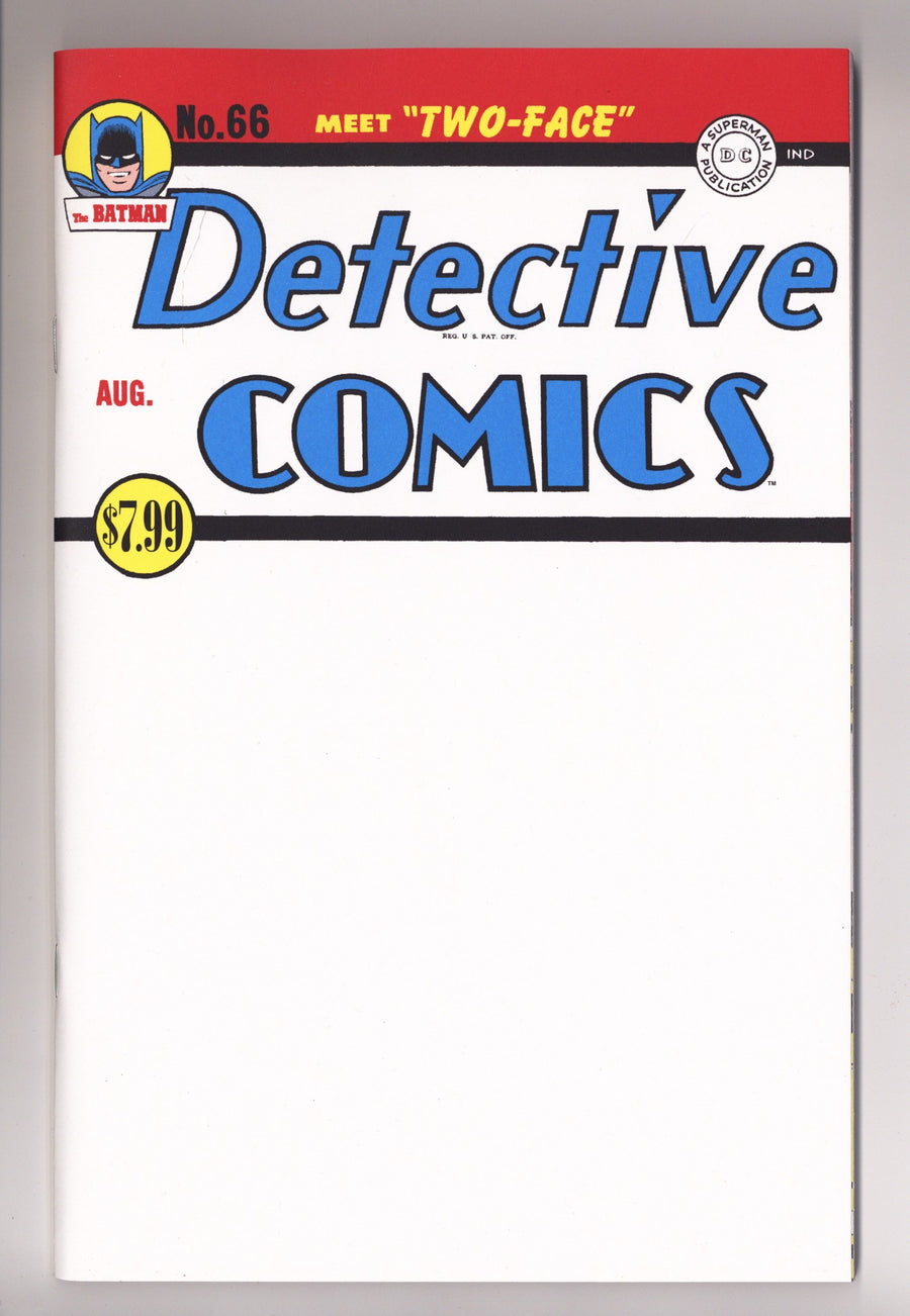 Detective Comics Vol 1 66 Facsimile Blank Variant (2025)