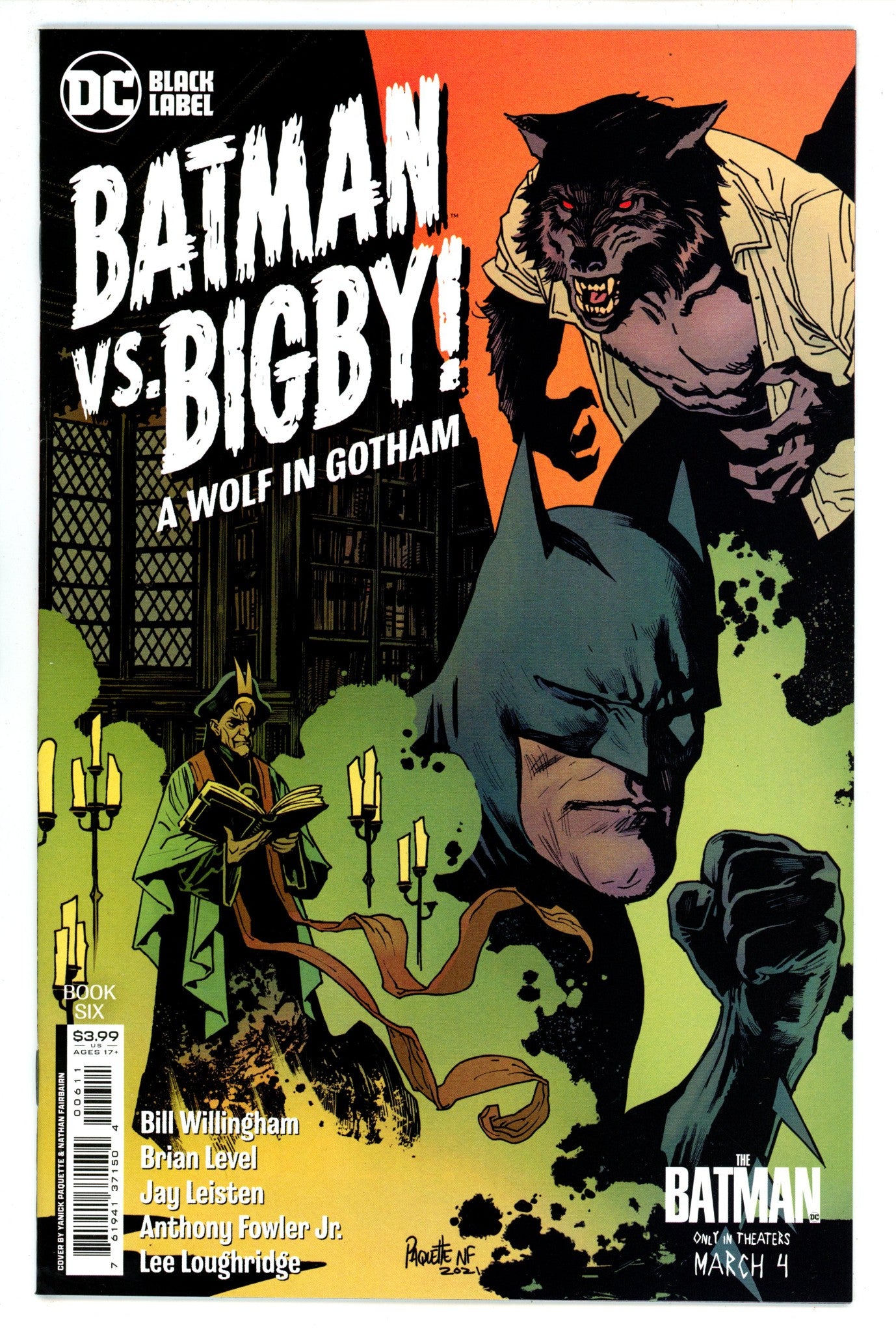 Batman vs. Bigby! A Wolf in Gotham 6 High Grade (2022) 