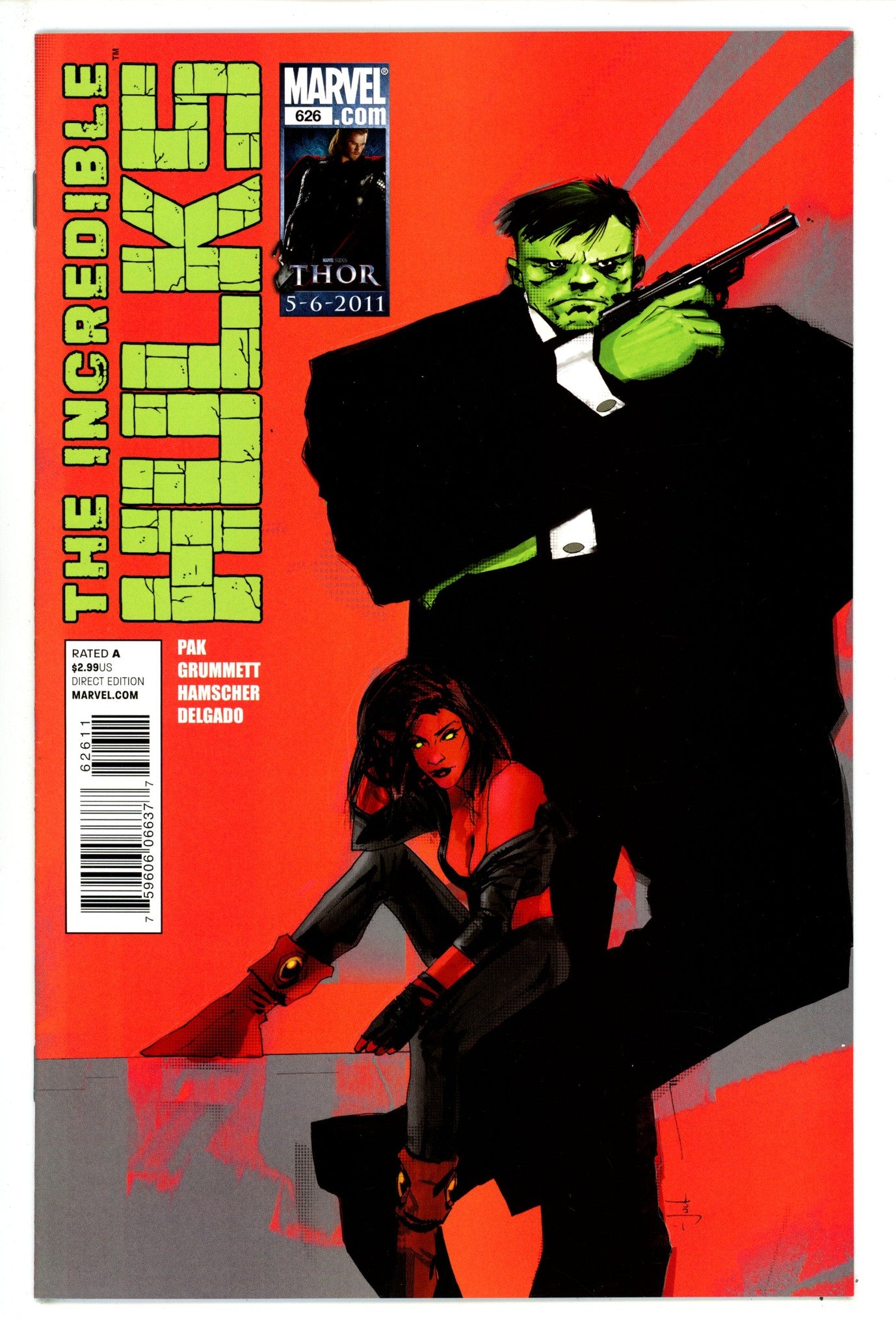 Incredible Hulks 626 High Grade (2011) 
