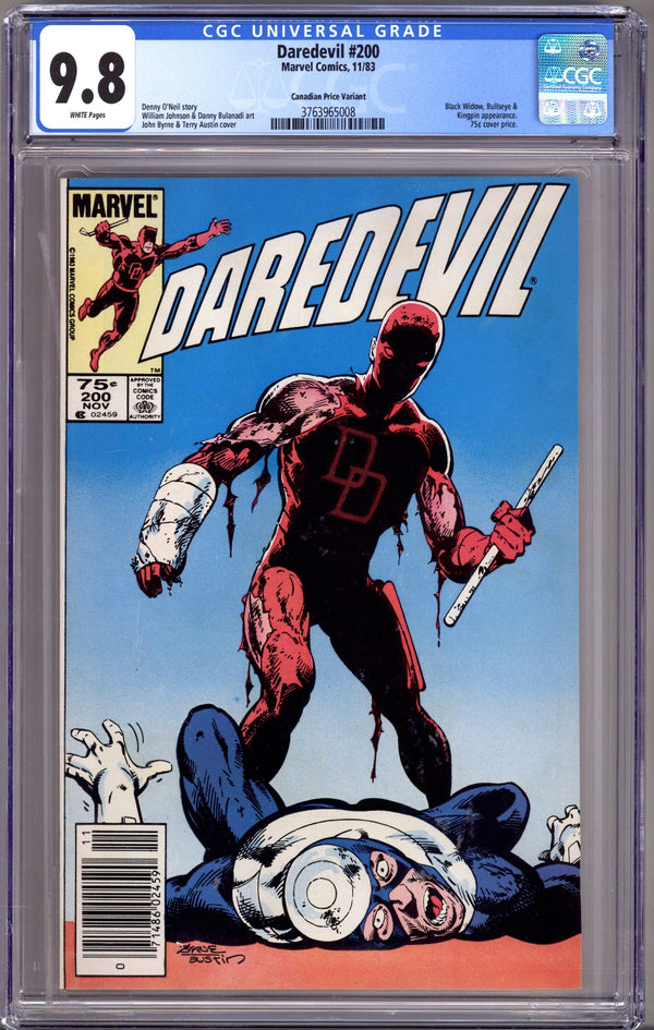 Daredevil Vol 1 200 CGC 9.8 (NM/M) (1983) Canadian Price Variant