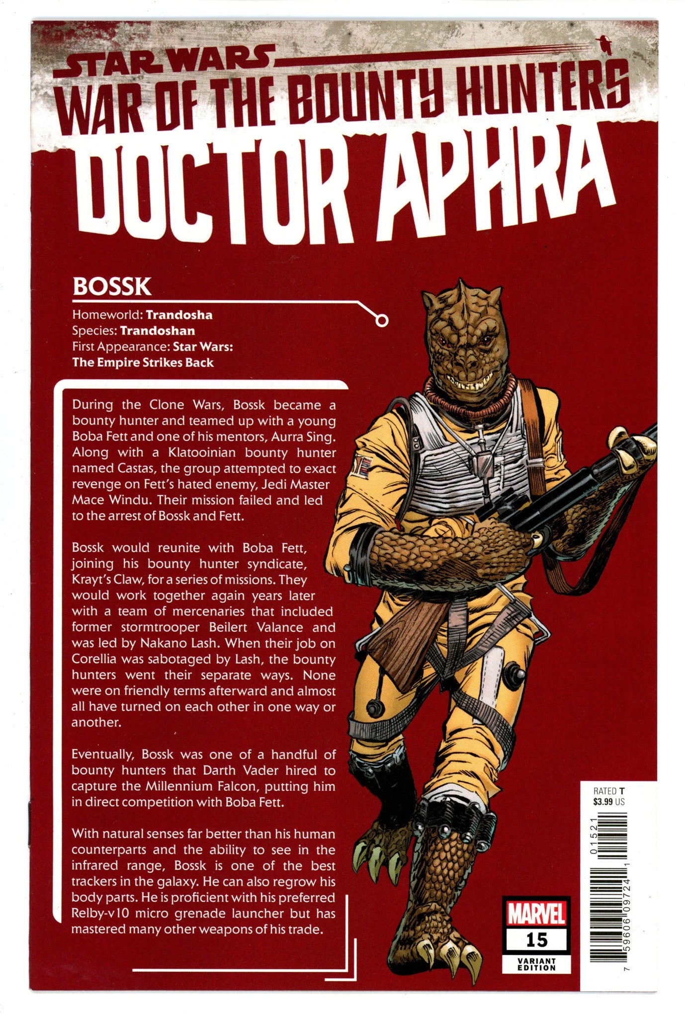 Star Wars: Doctor Aphra Vol 2 15 High Grade (2021) Frenz Variant 