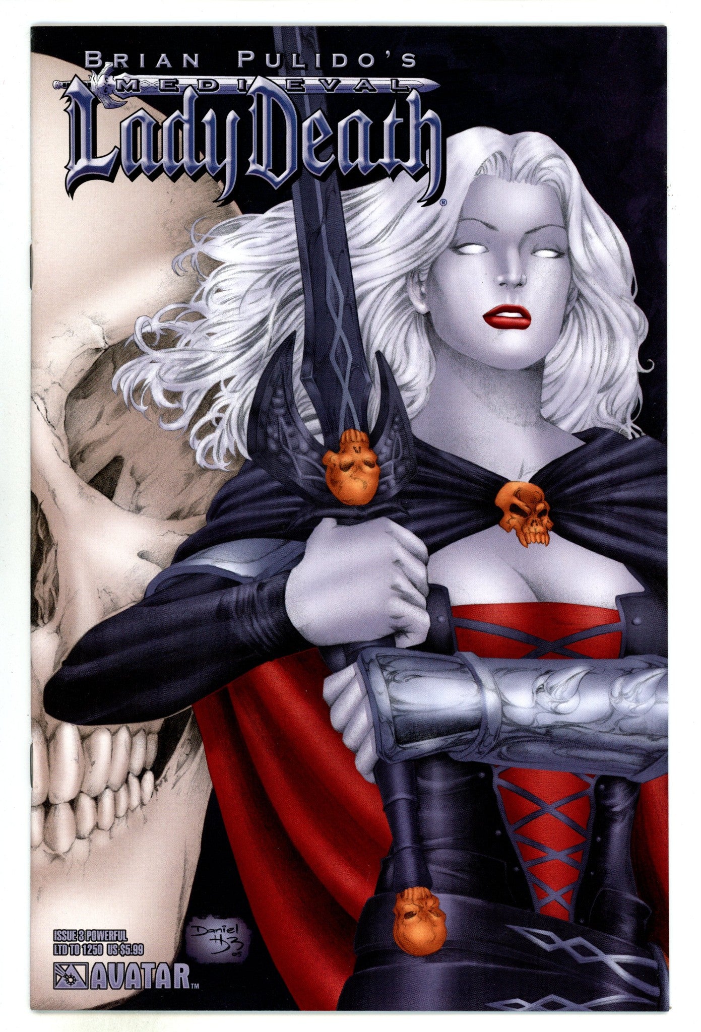 Brian Pulido's Medieval Lady Death 3 High Grade (2005) HDR Variant 