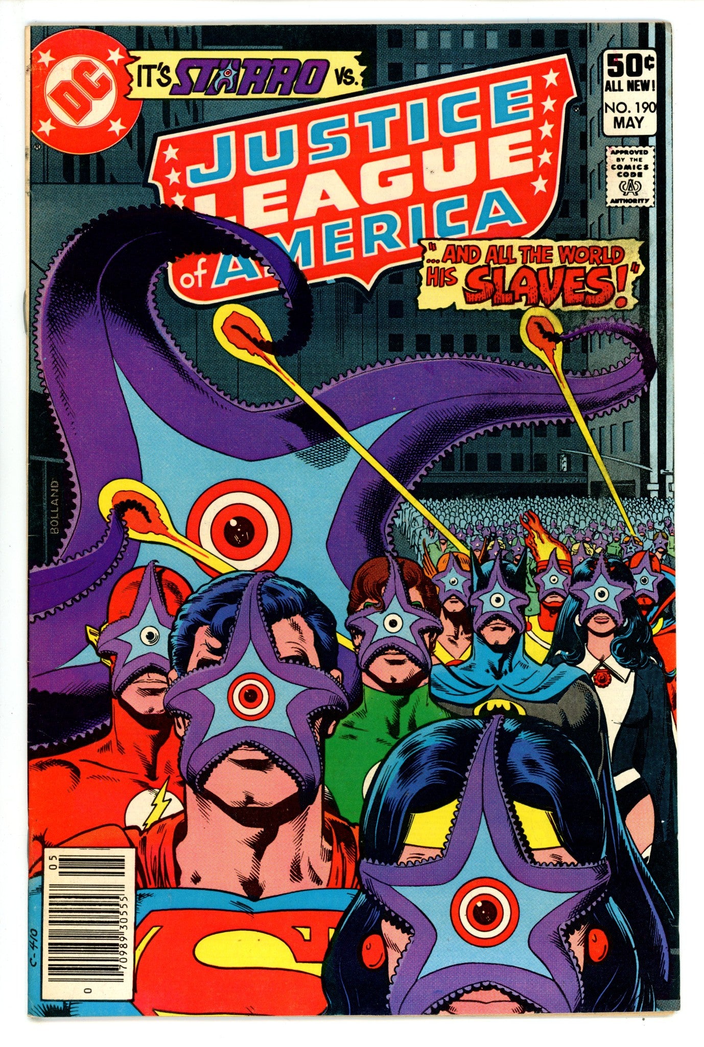 Justice League of America Vol 1 190 Newsstand FN (1981)