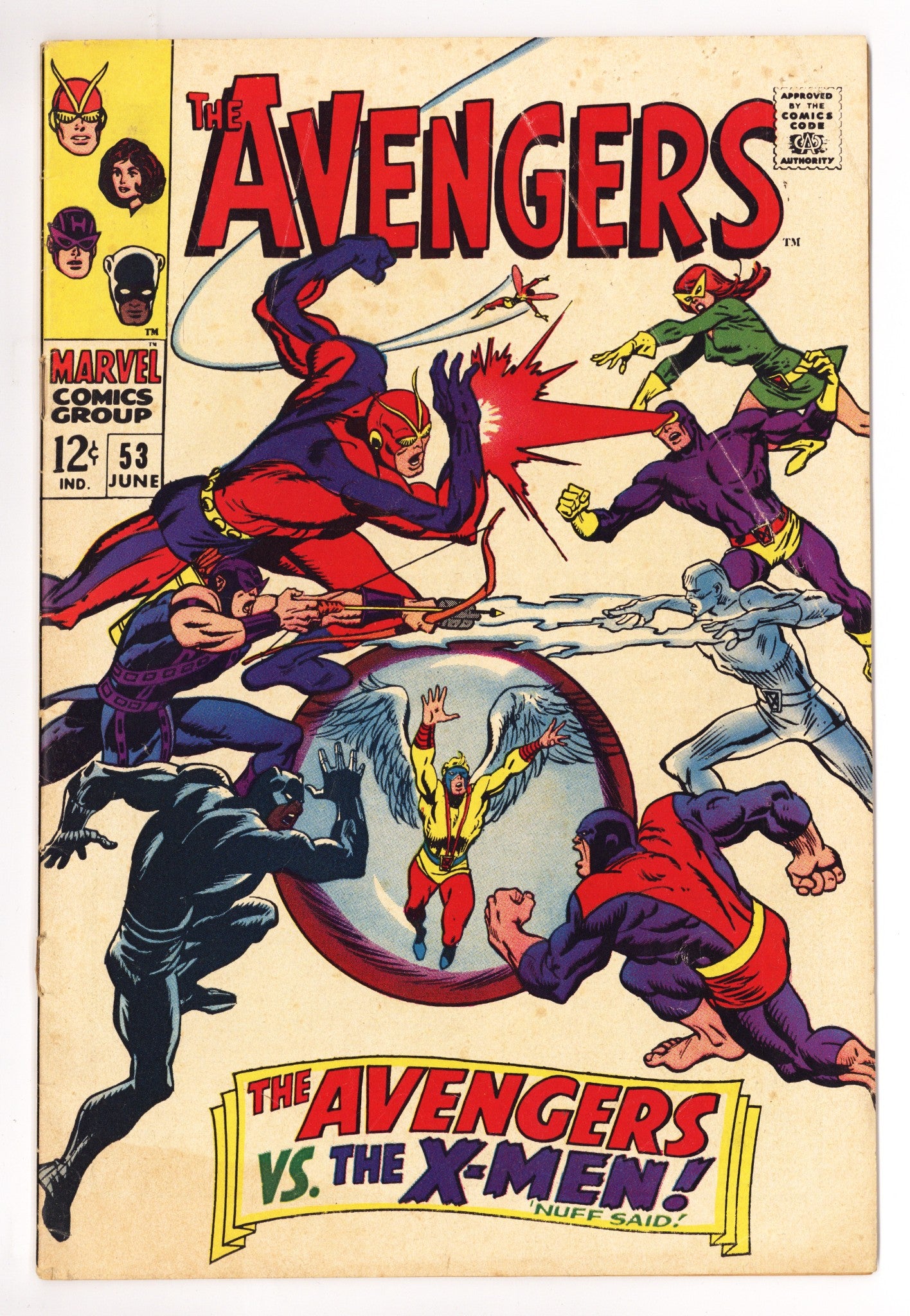 The Avengers Vol 1 53  GD/VG (3.0)   (1968)        