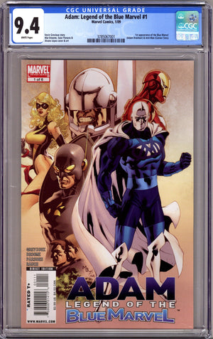 Adam: Legend of the Blue Marvel 1 CGC 9.4 (NM) (2009)