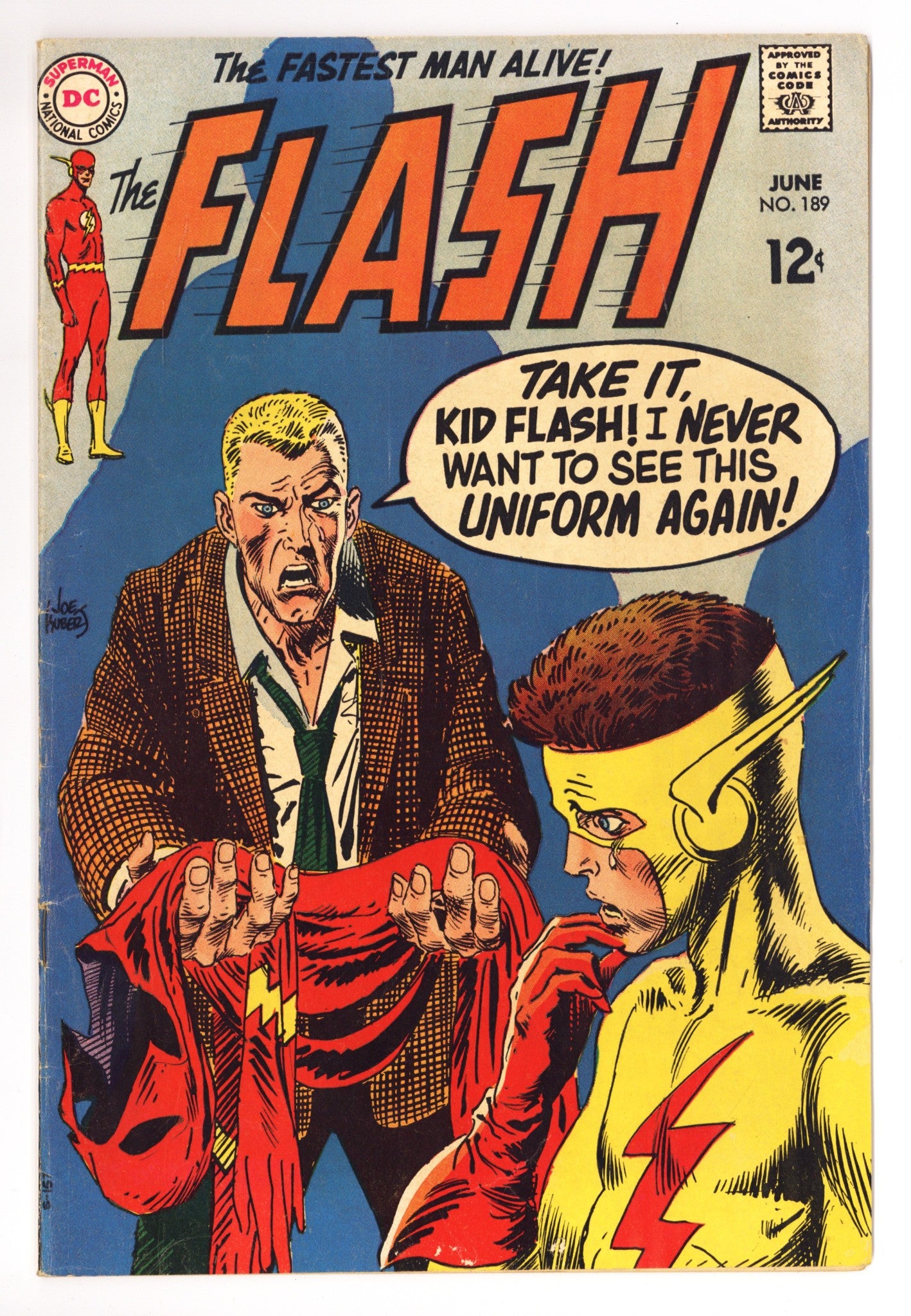 The Flash Vol 1 189 VG+ (4.5) (1969) 