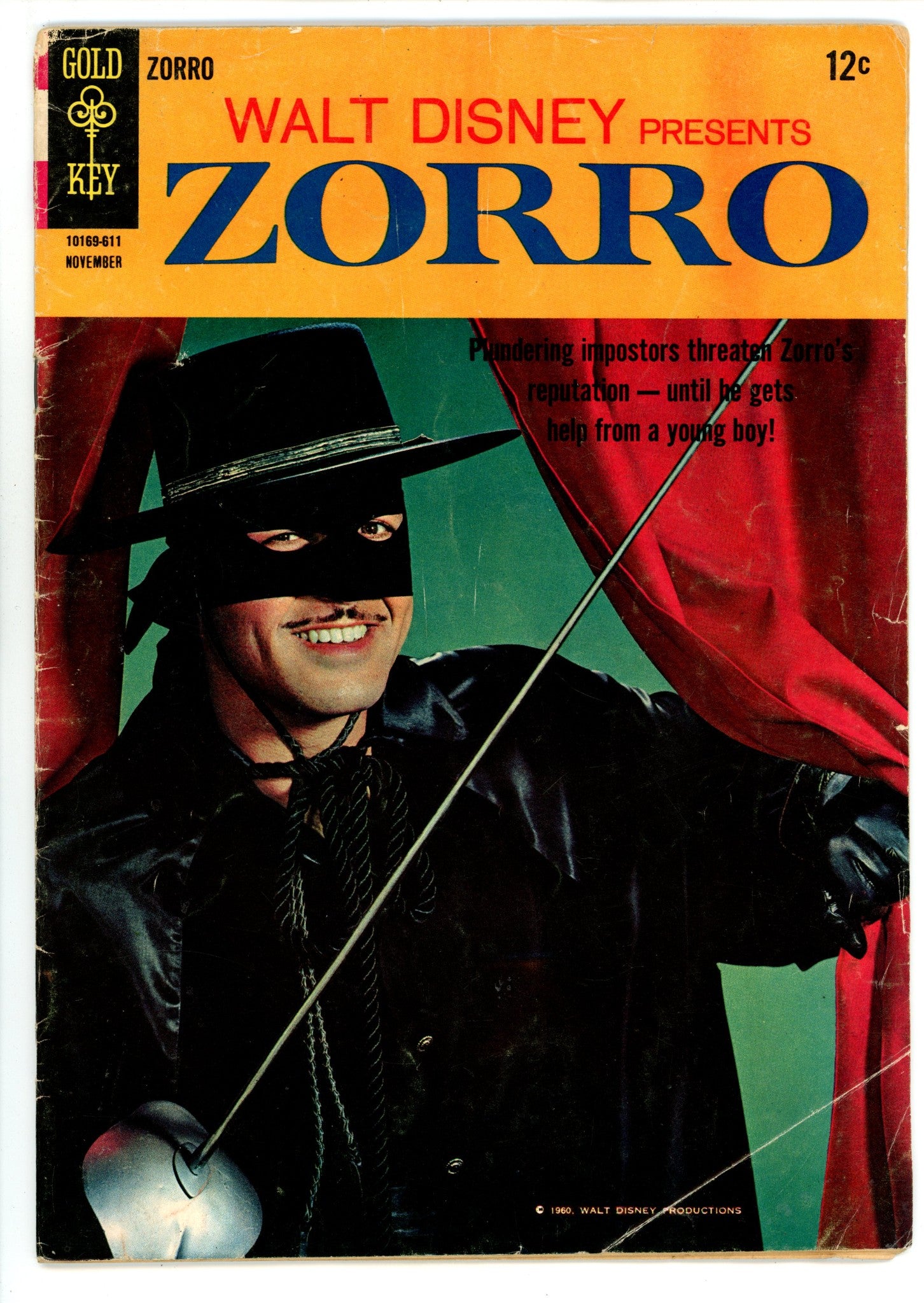 Walt Disney Presents Zorro 4 VG- (3.5) (1966) 
