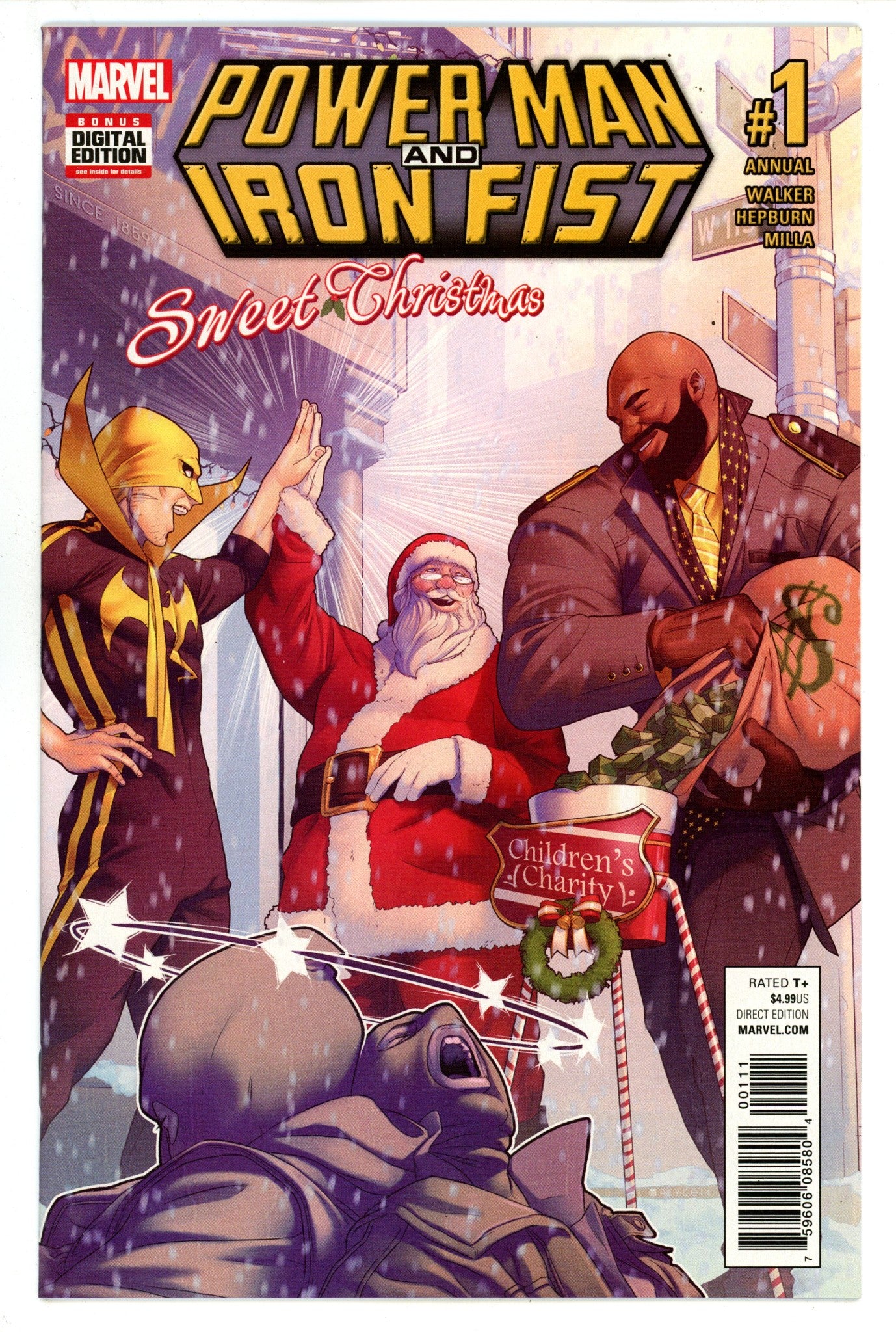 Power Man and Iron Fist: Sweet Christmas Annual 1 High Grade (2017) 