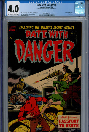 Date with Danger 6 CGC 4.0 (VG) (1953) 