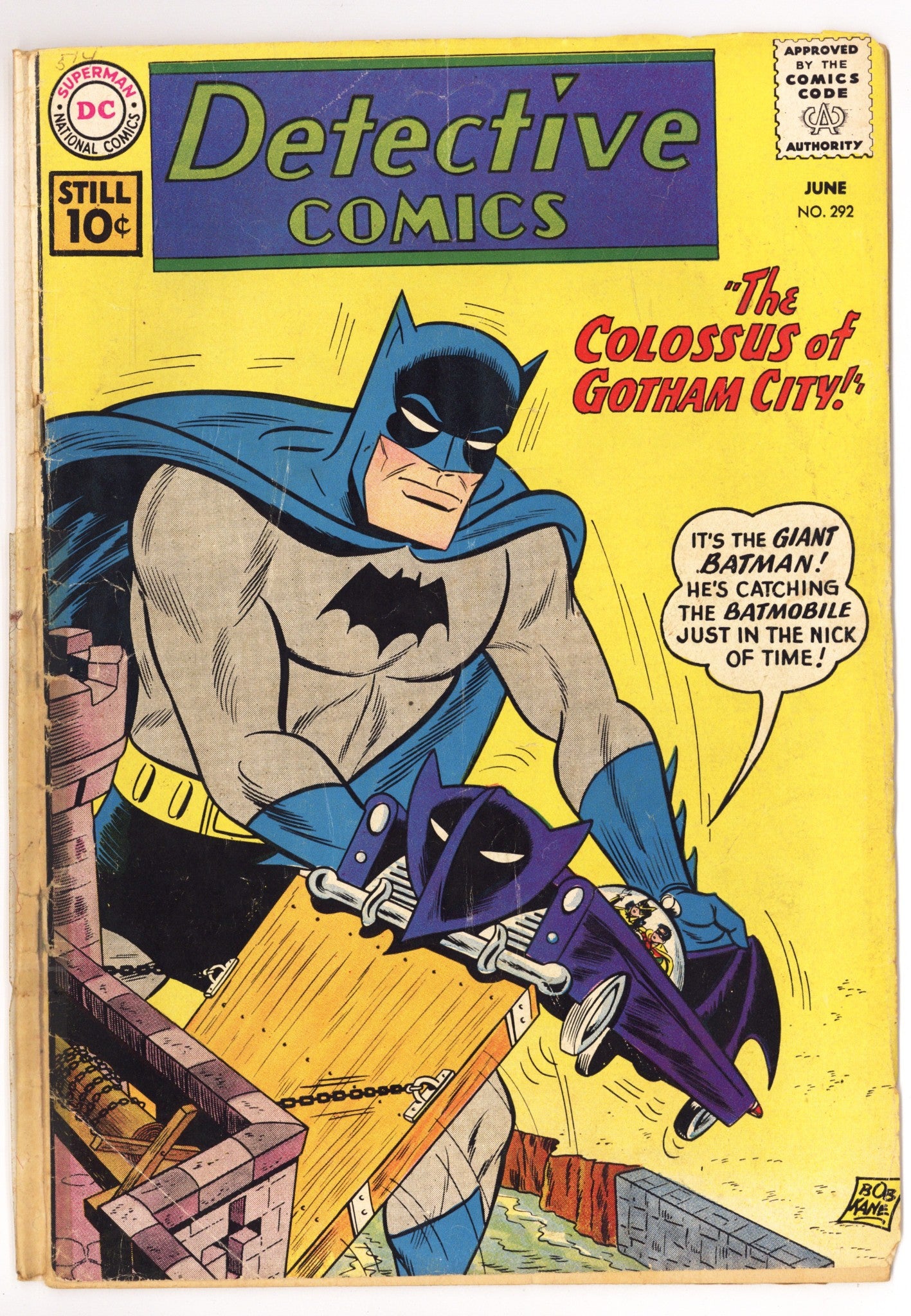 Detective Comics Vol 1 292 GD/VG (3.0) (1961) 