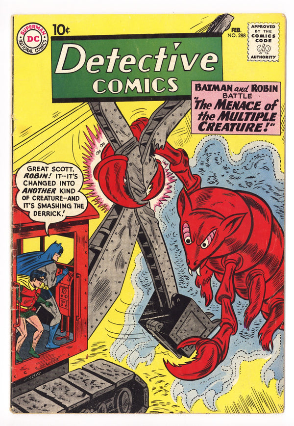 Detective Comics Vol 1 288 VG+ (4.5) (1961)