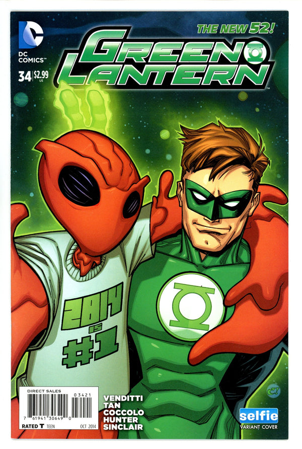 Green Lantern Vol 5 34 Rousseau Variant (2014)