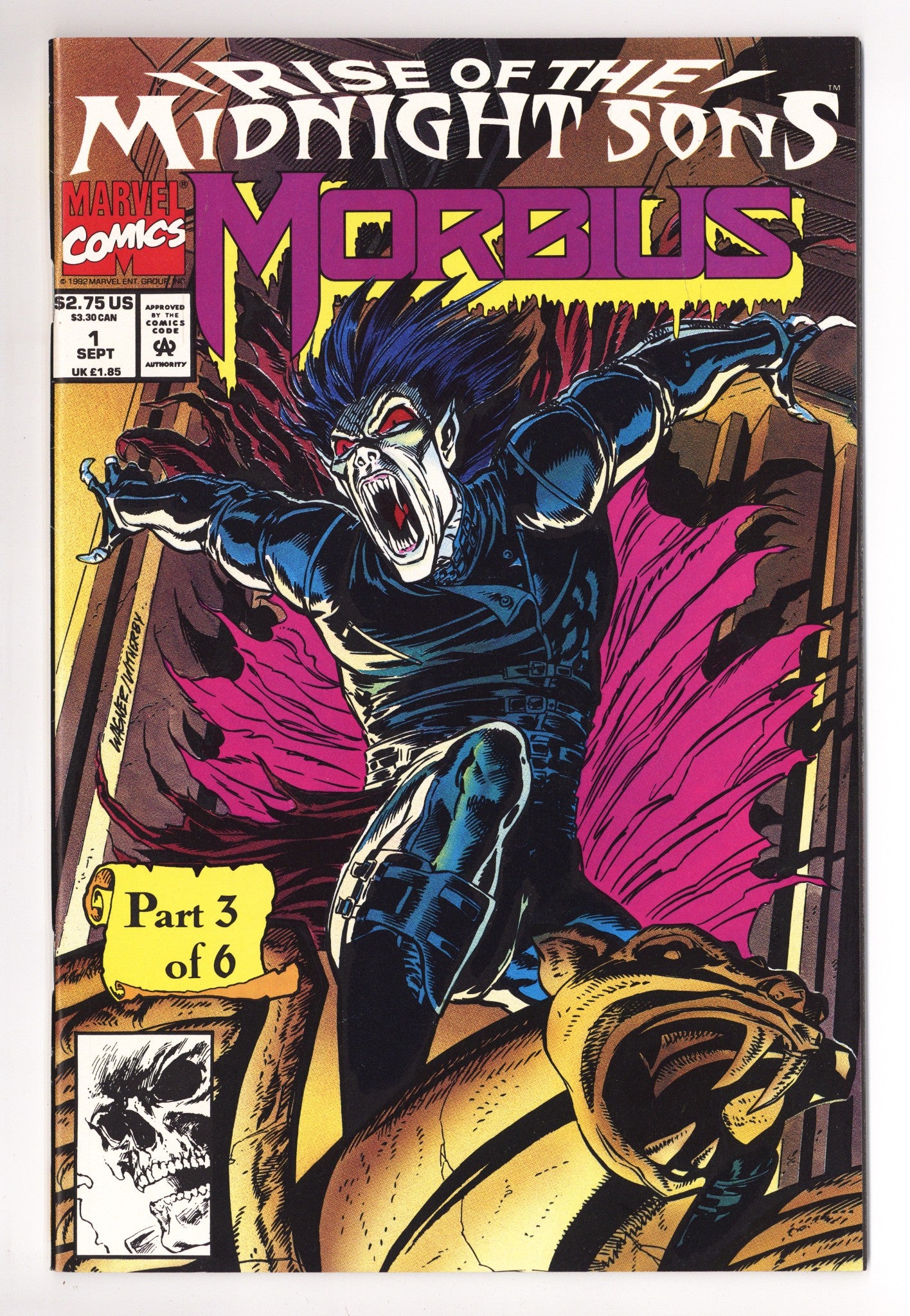 Morbius: The Living Vampire Vol 1 1 High Grade (1992) Unsealed 
